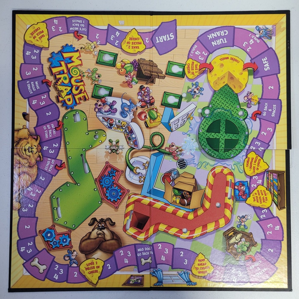 Hasbro‎ Mouse Trap Game Replacement Board 2004 Version 04657-G